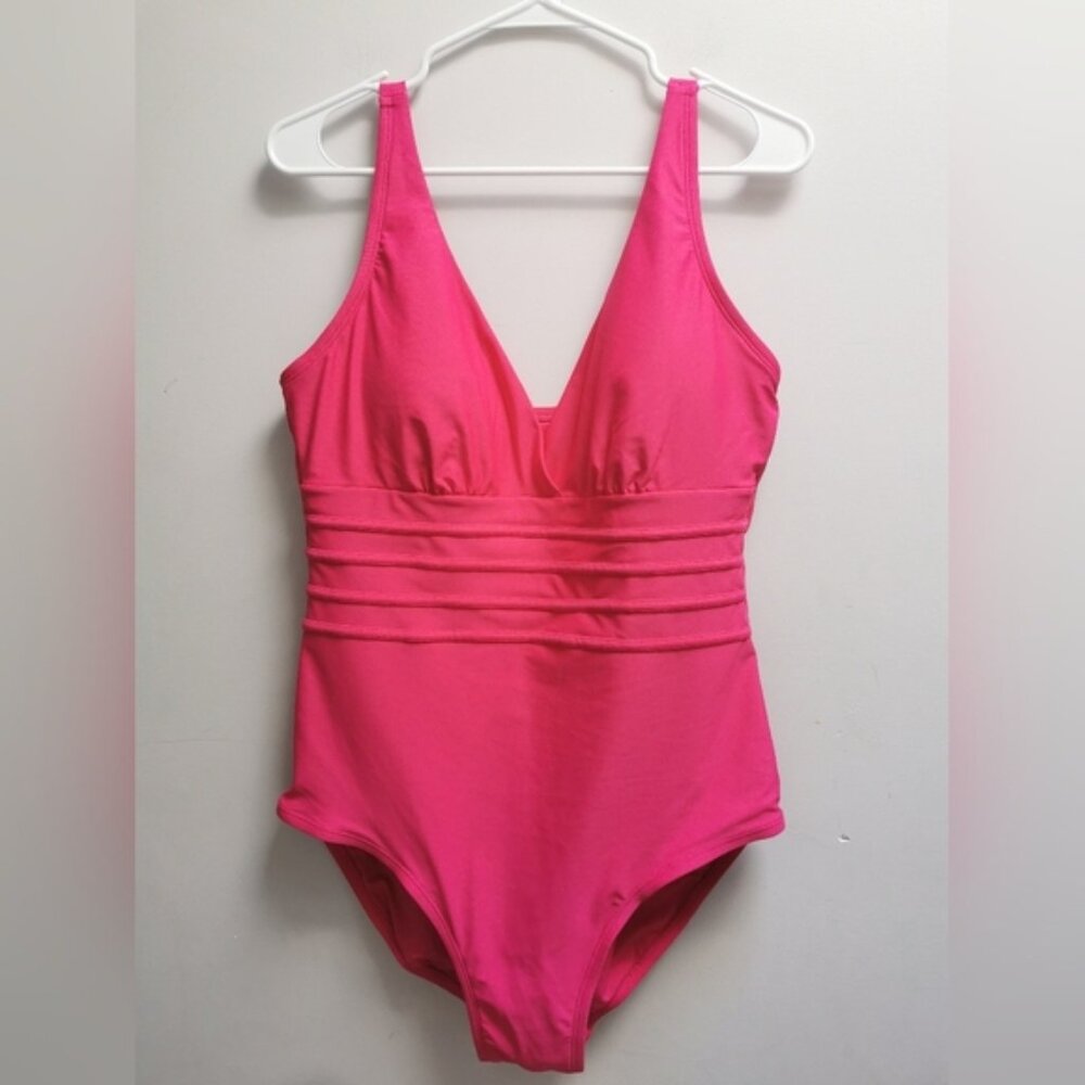 NWT Roots Swimsuit Pink size 12 - Picture 4 of 11
